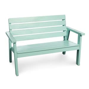 ספסל שלבים תכלת מעץ